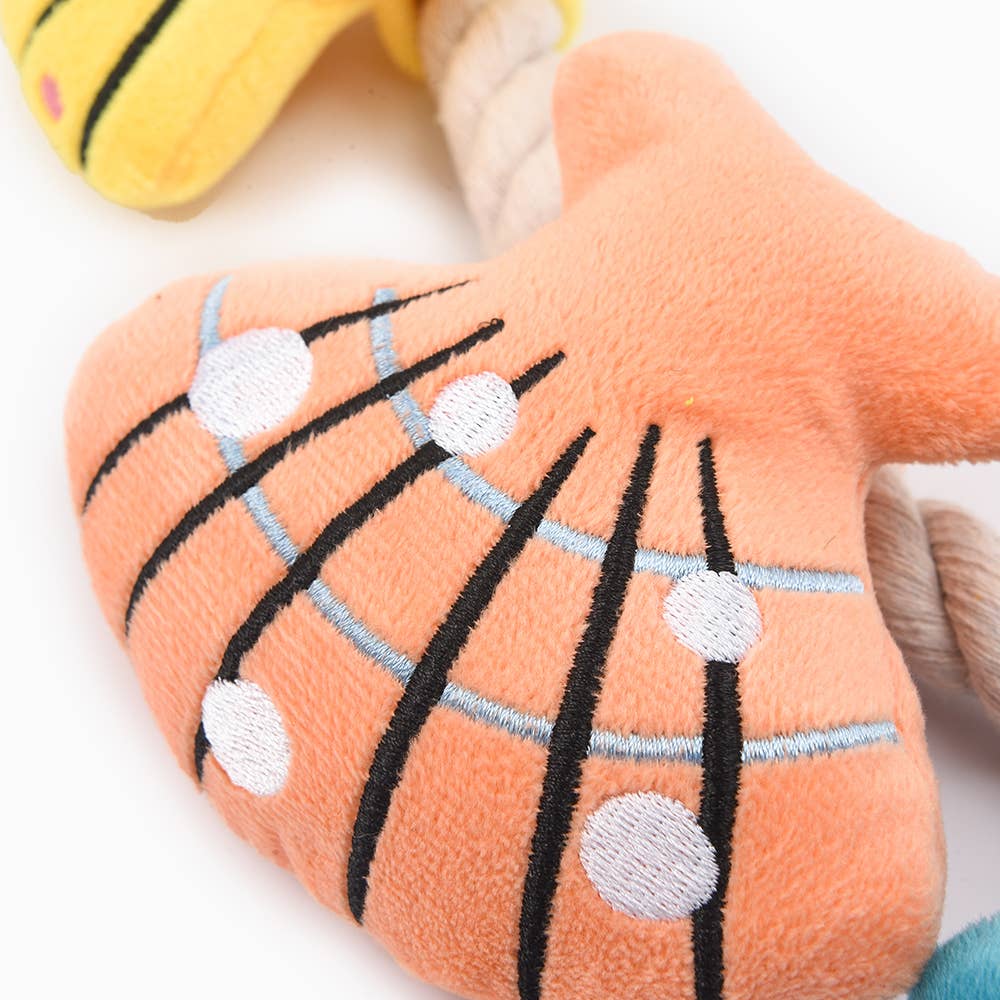 HugSmart Pet - Pirate Pups    | Shell Necklace - Rope Toy