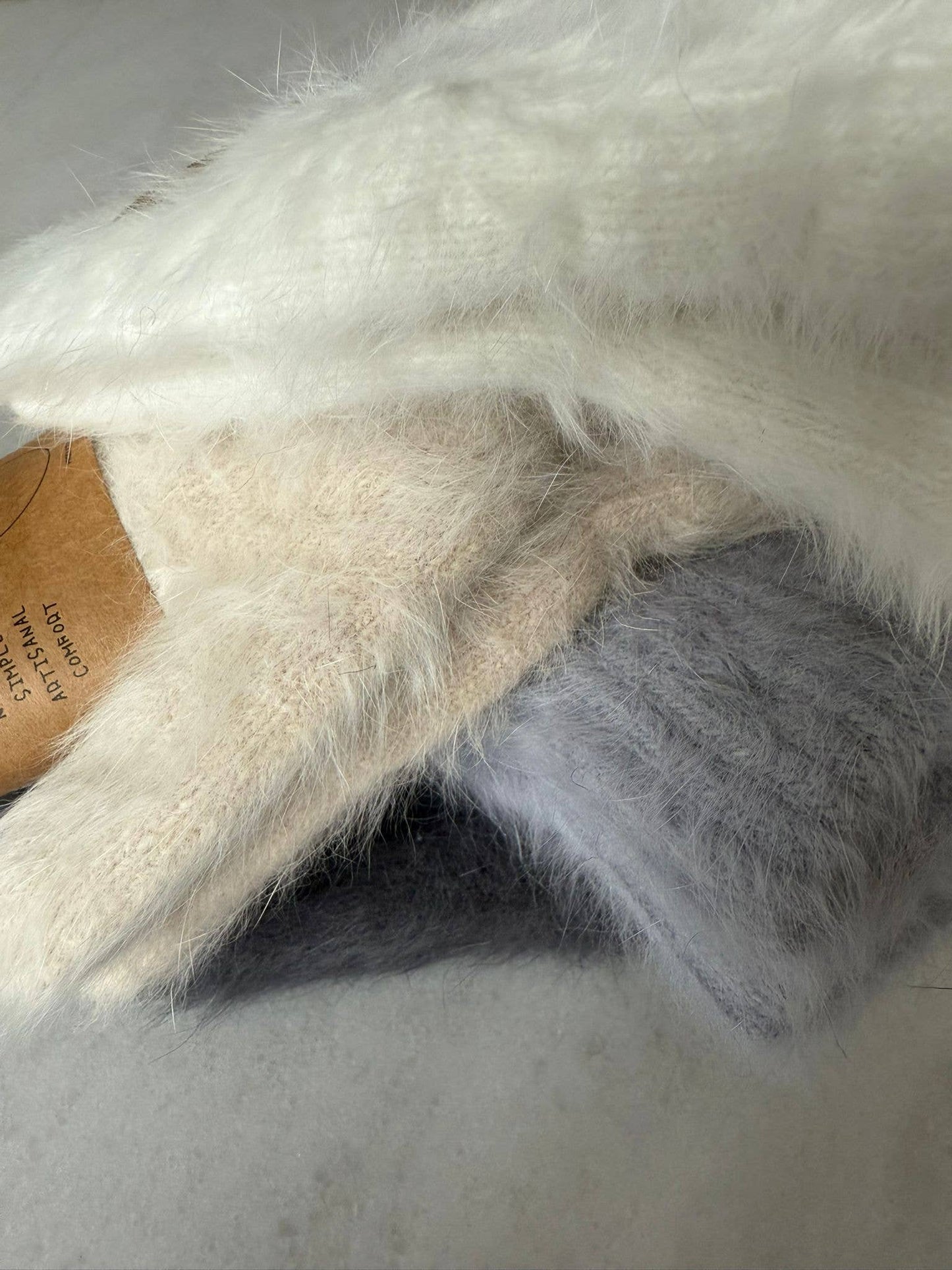 Billy Bamboo - Fluffy Angora Mittens