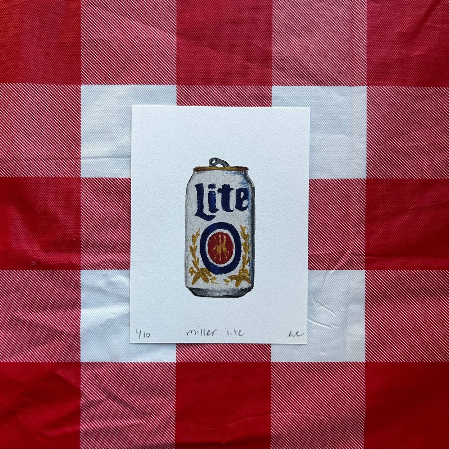 Miller Lite Print