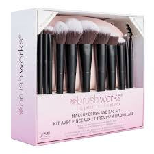 Brush Works Make Up Brush & Bag Set