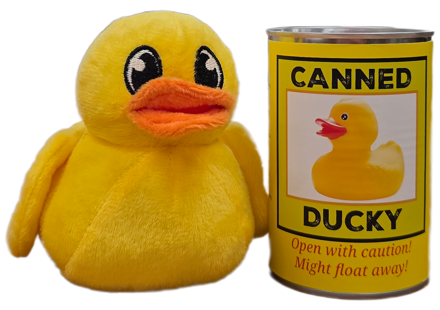 Canned Ducky | Plush Rubber Ducky Stuffed Animal | Gift