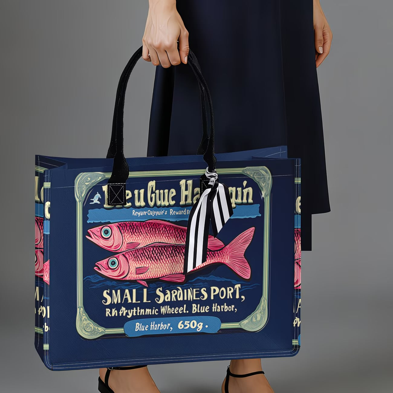 Reusable Sardine Tote Bag