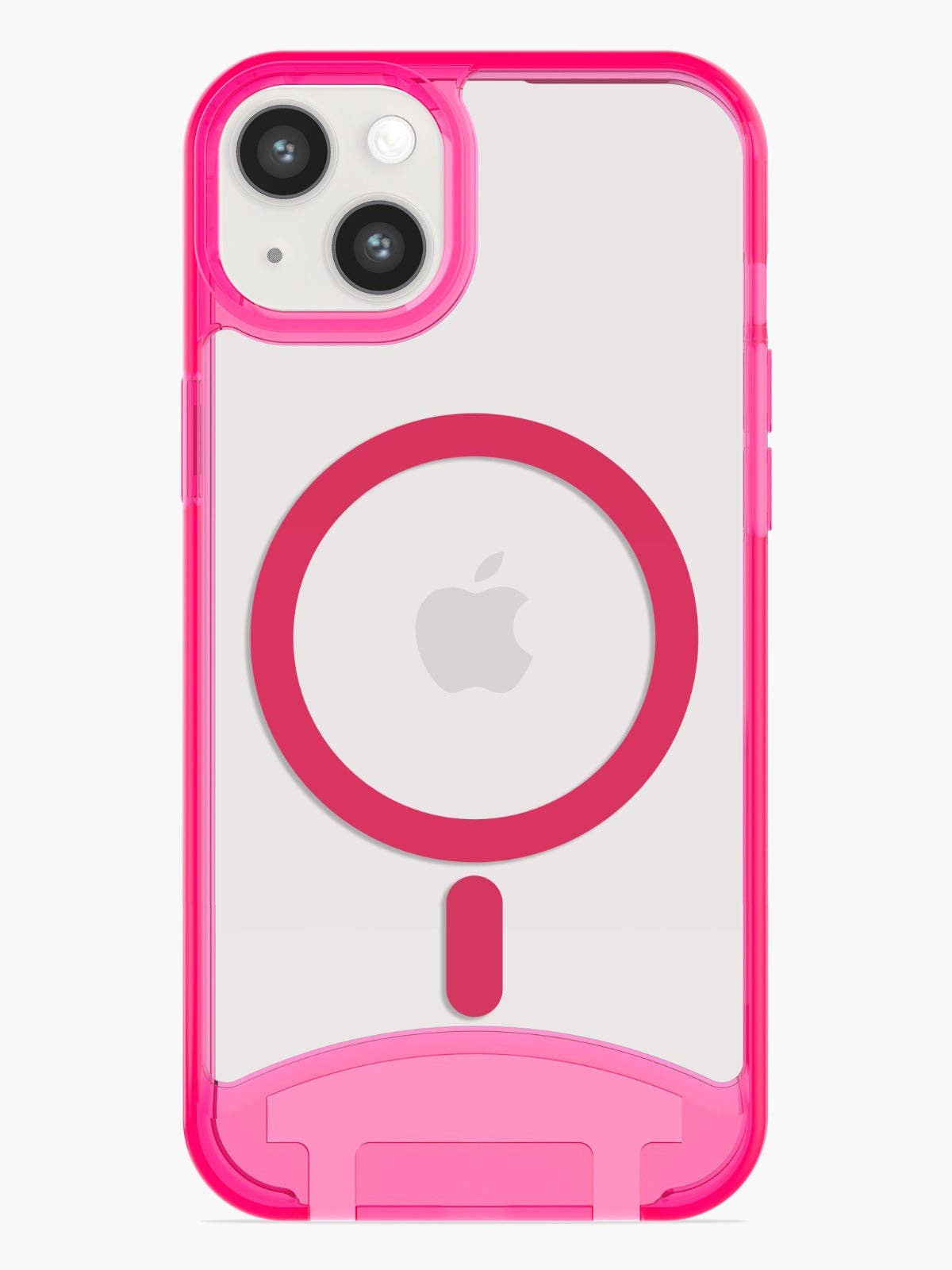 The Caep Clear Neon Pink iPhone Case - MagSafe