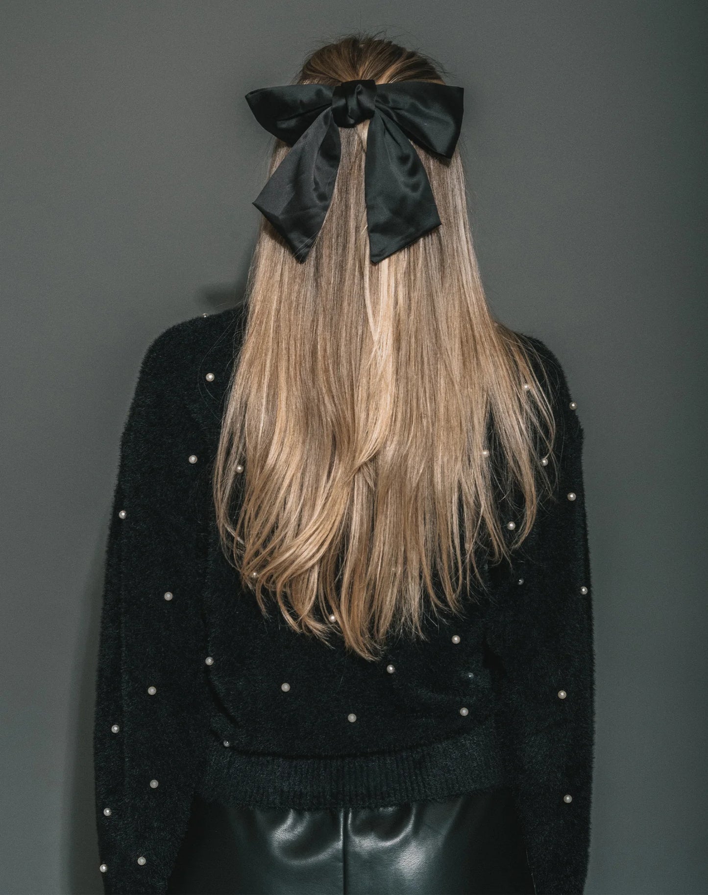 Brunette The Label Satin Bow