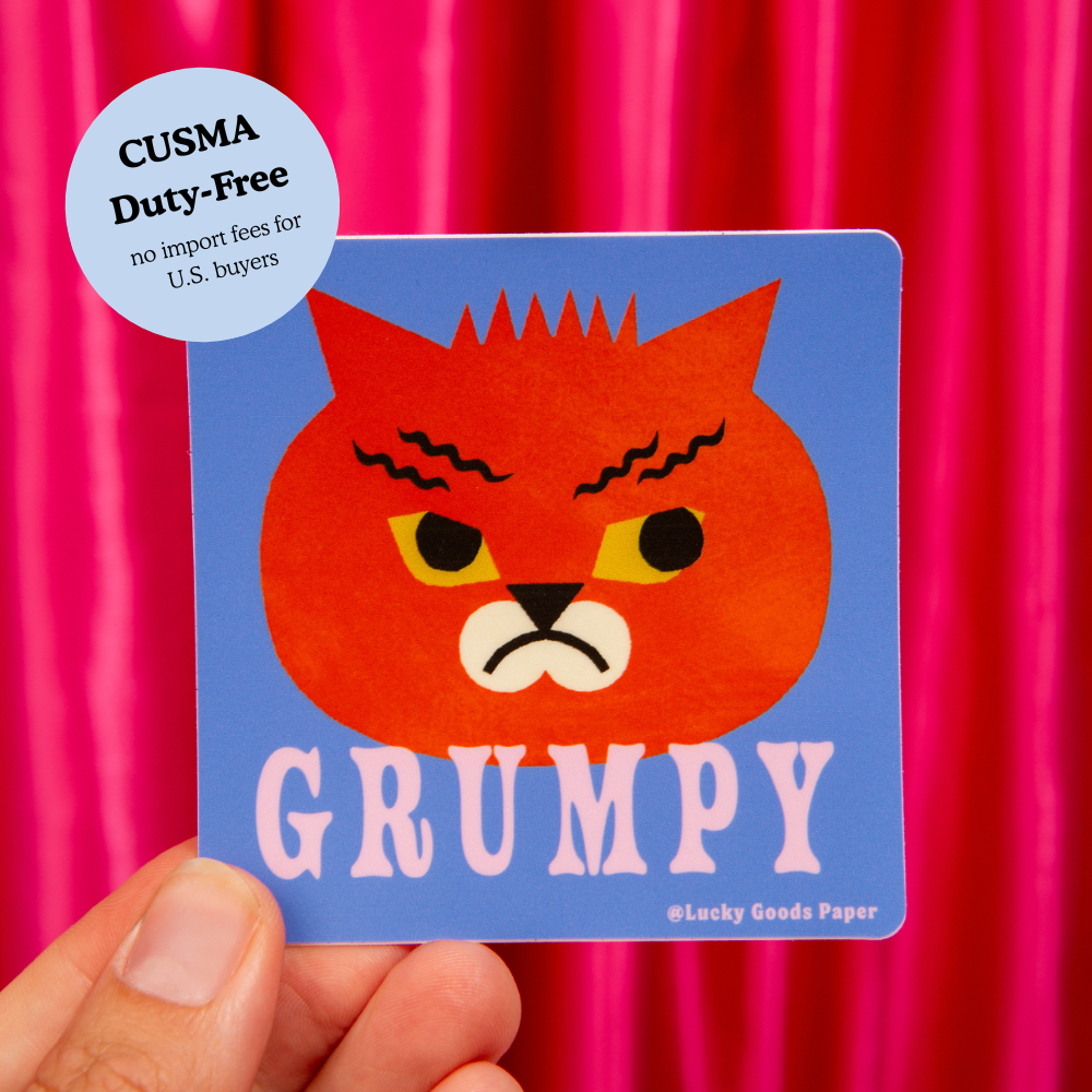 Grumpy Cat – Matte Vinyl Sticker