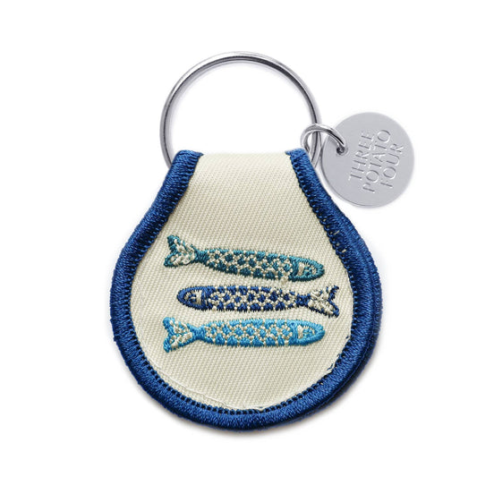 Patch Embroidered Keychain - Tinned Fish
