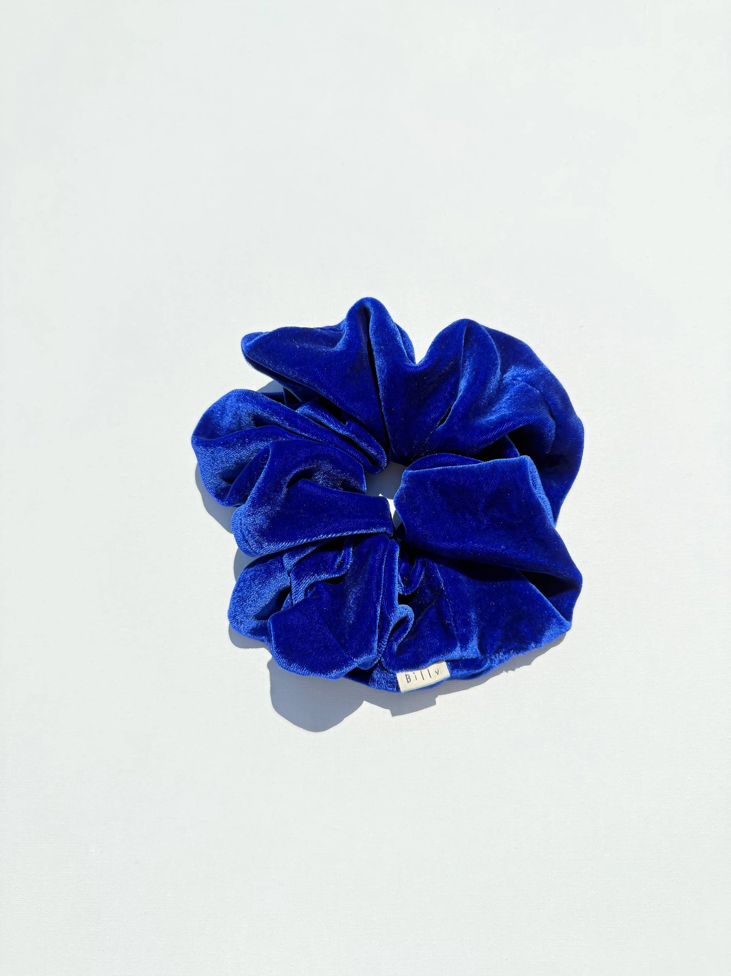 Billy Bamboo SILK VELVET SCRUNCHIES - crystal bright