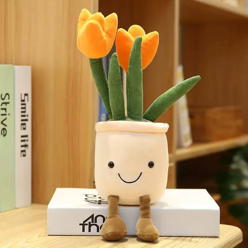 14" Tulip Plant Plush