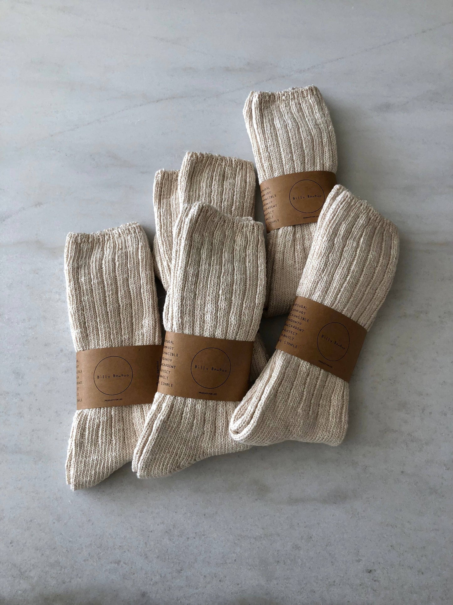 SLUB COTTON SOCKS