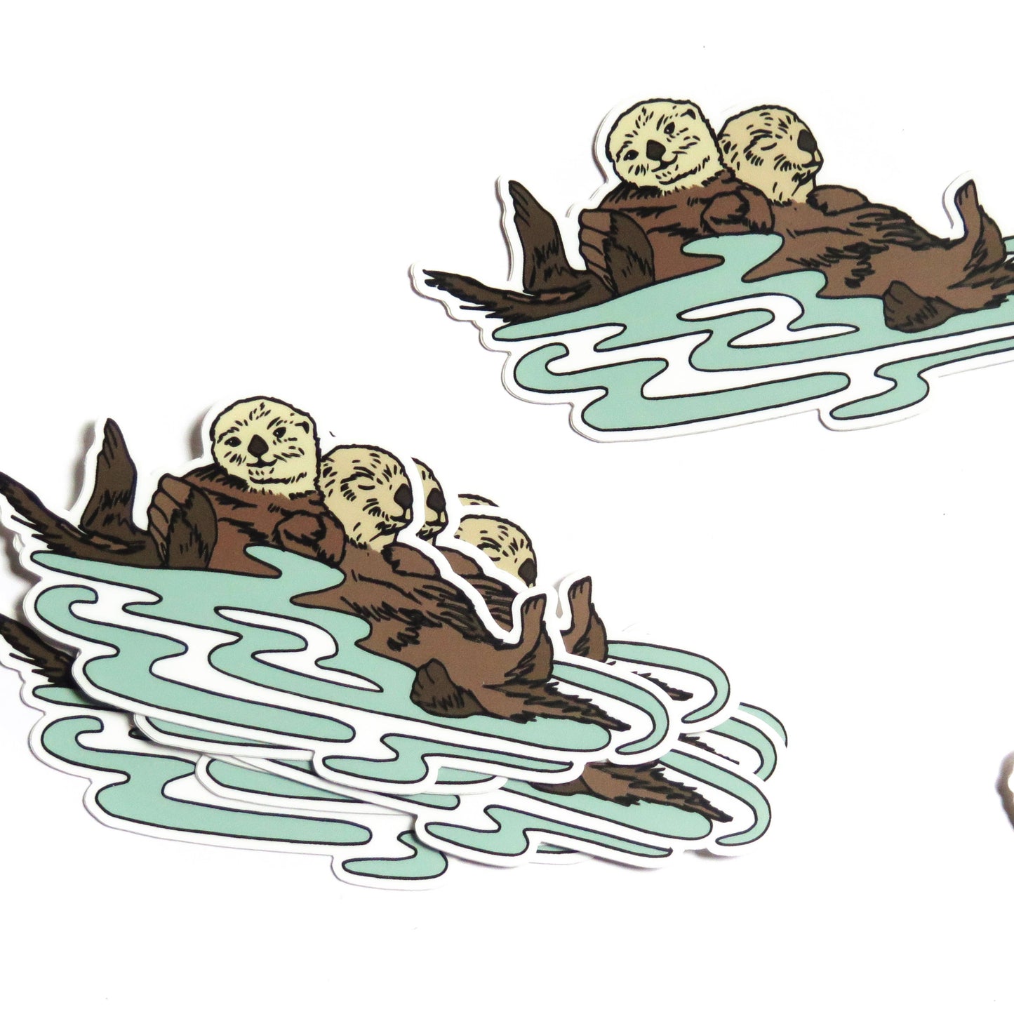 Otters Sticker