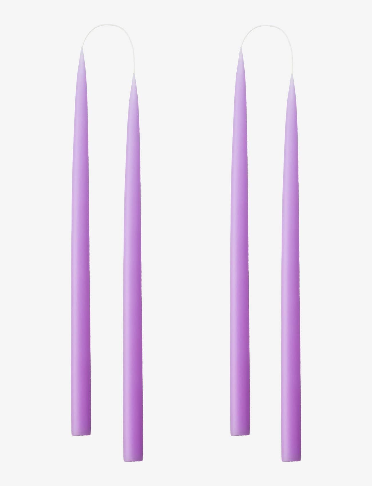 Pastel Purple Danish Taper Candle