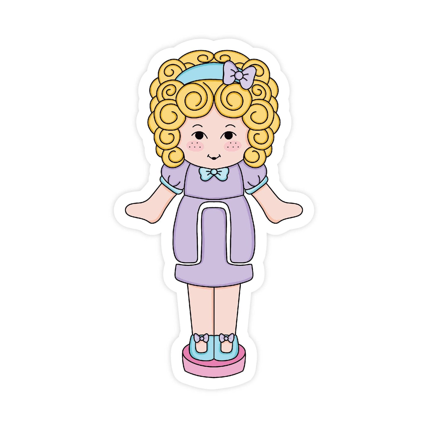 90's Pocket Doll - Pop Culture Vinyl Sticker *SALE*