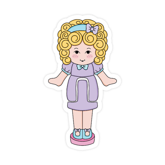 90's Pocket Doll - Pop Culture Vinyl Sticker *SALE*