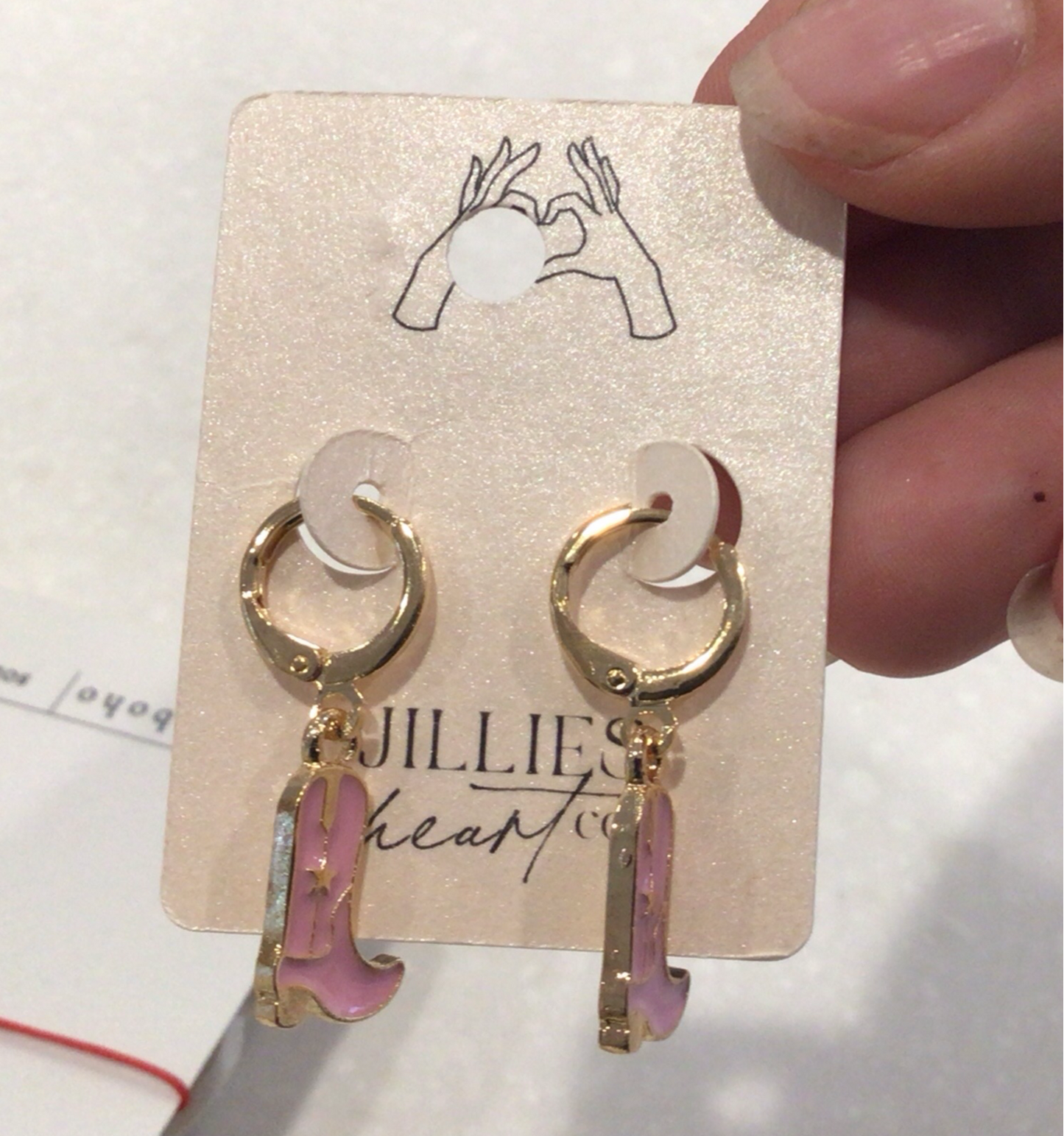 Jillies cowboy earrings