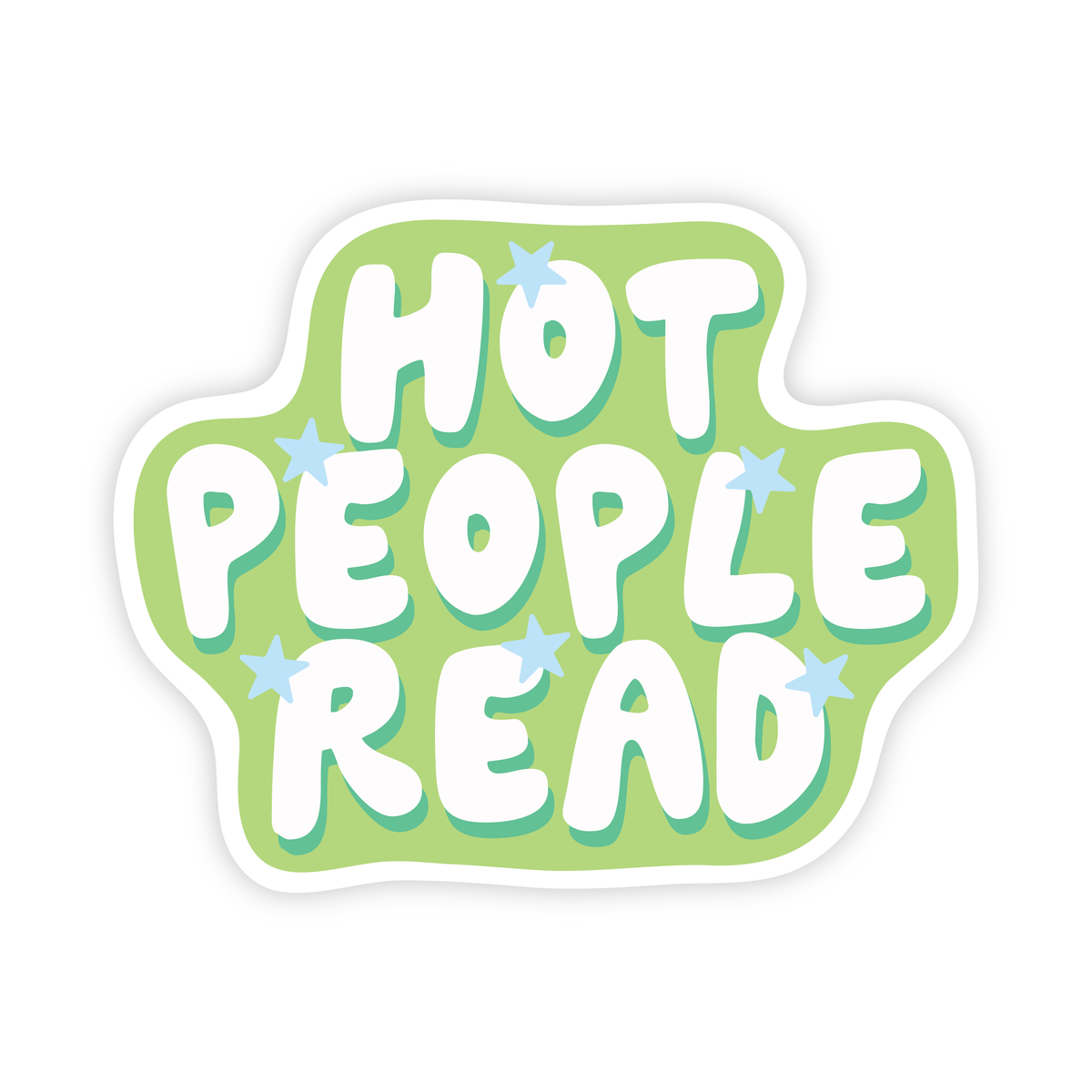 Hot People Read - Bookish Vinyl Sticker