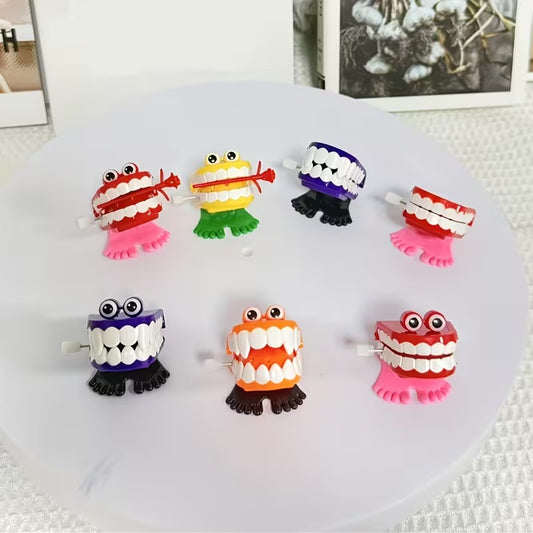 Wind up teeth toys