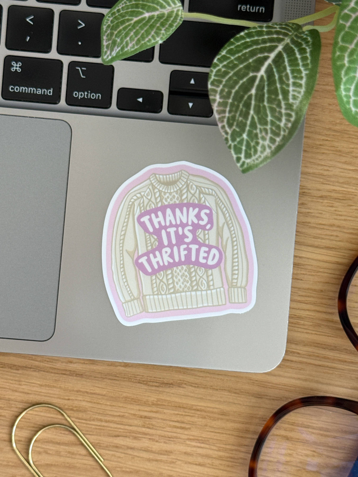 It's Thrifted - Vinyl Cozy Sweater Sticker