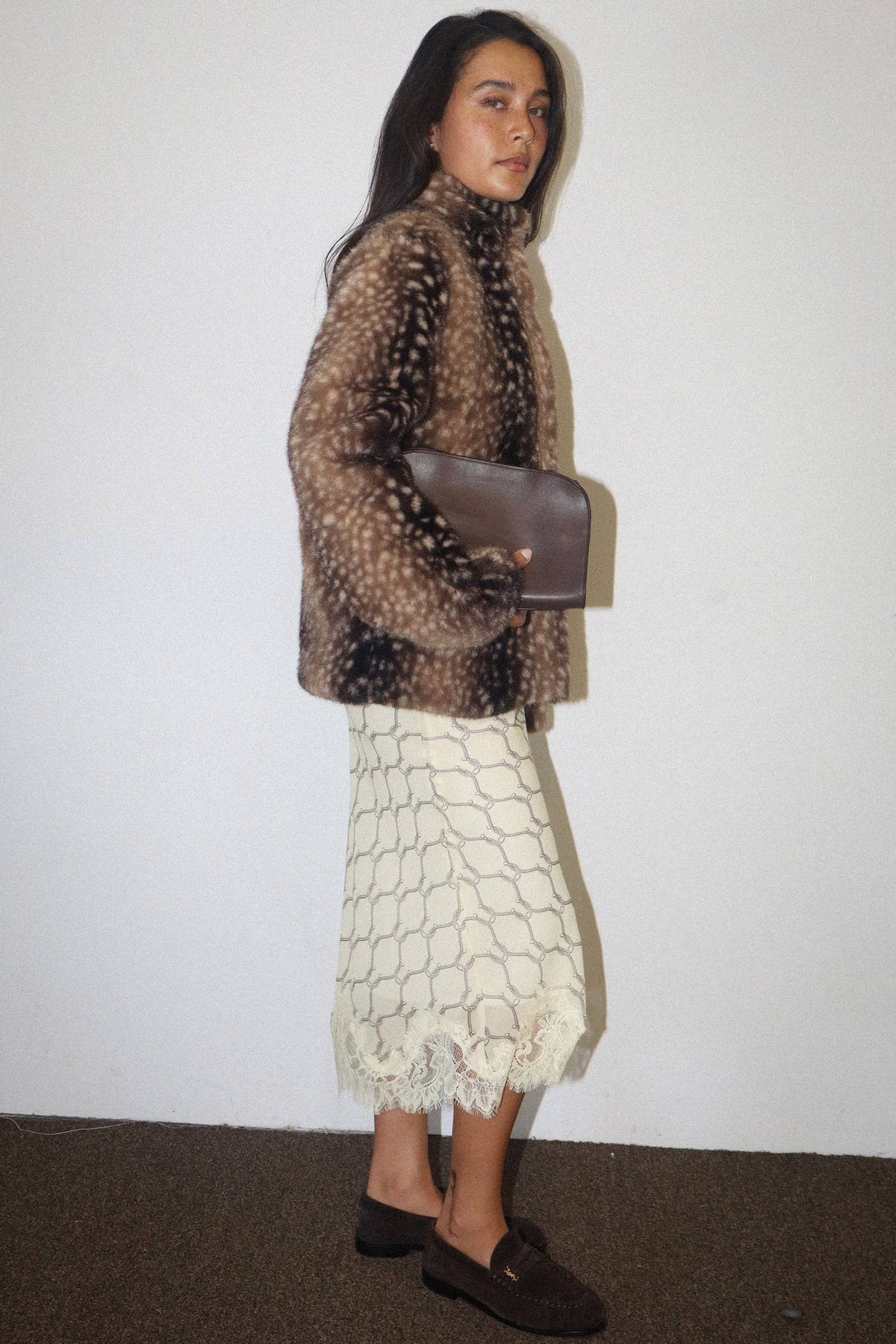 Fawn Faux Fur Jacket