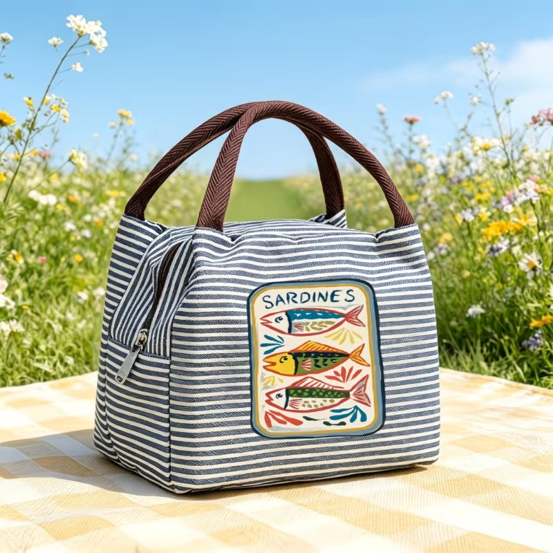 Striped sardine bag