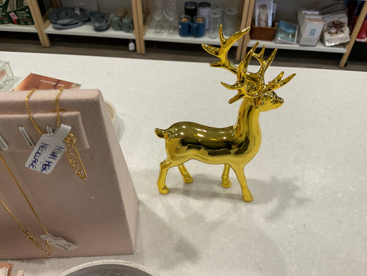 Gold Deer Figure