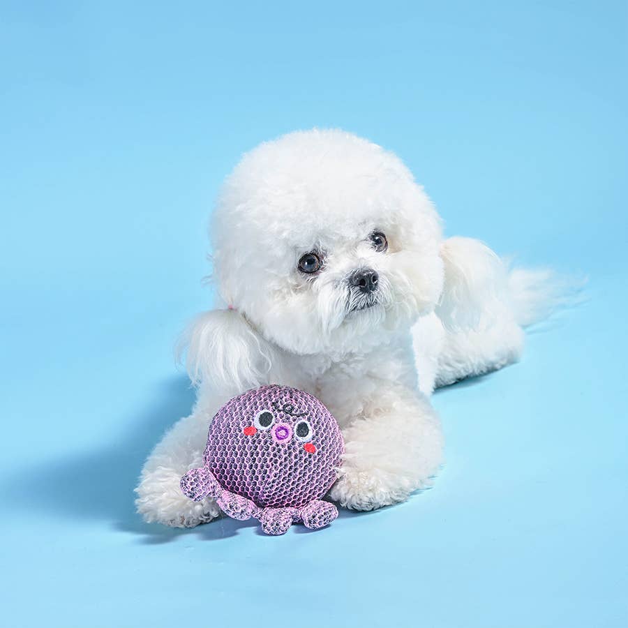 HugSmart Pet - Ocean Pals | Octopus - Dog Ball Toy