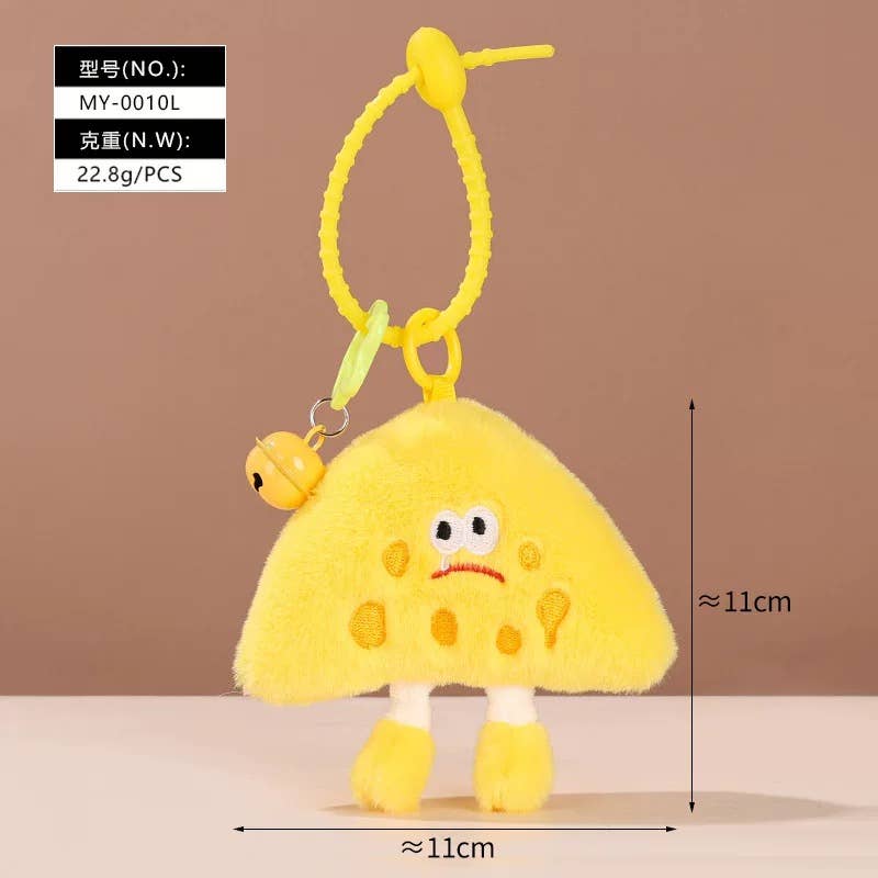 3.5-6" Food Keychain - various designs