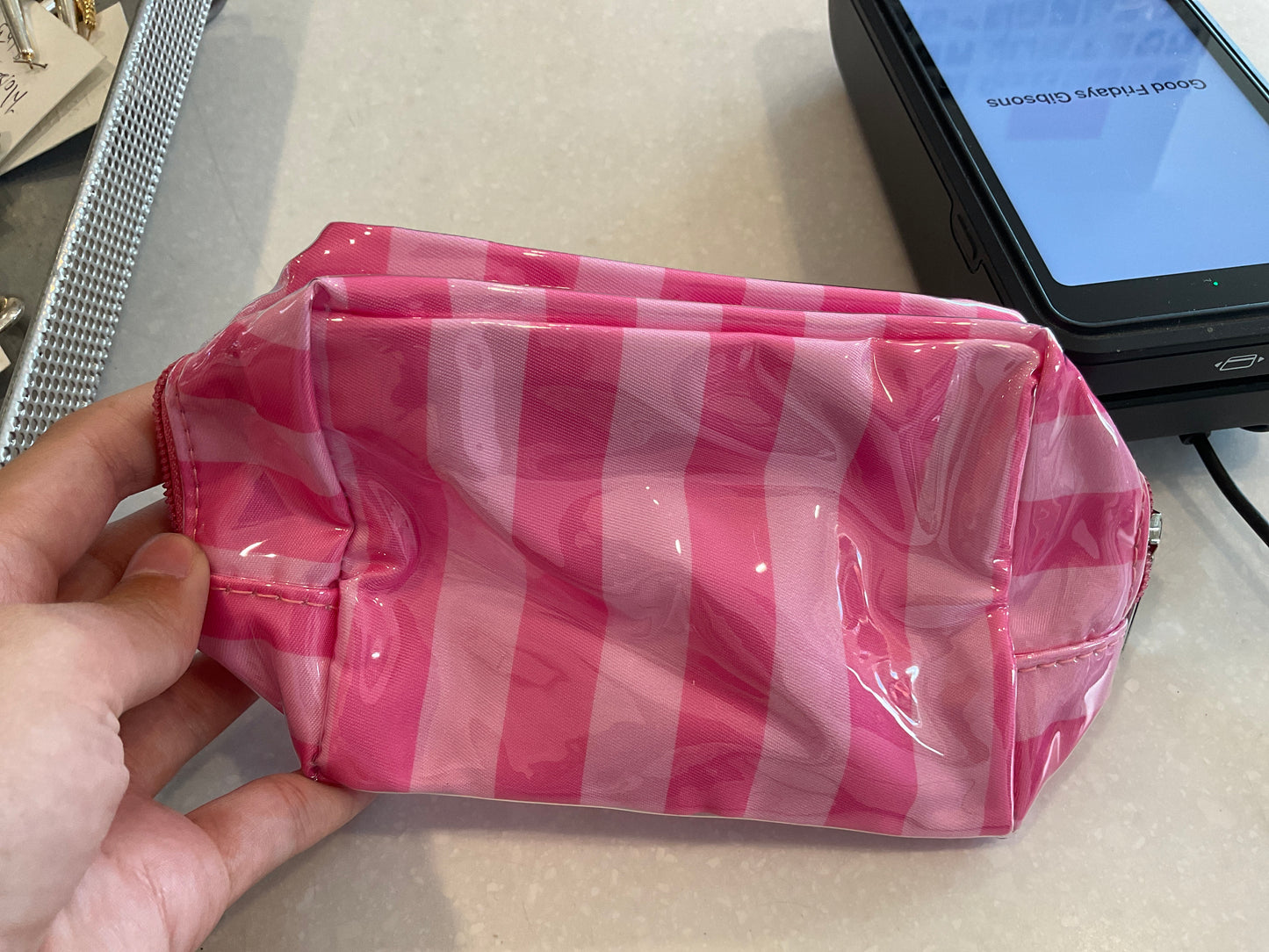 Glossy Stripe Pencil Case