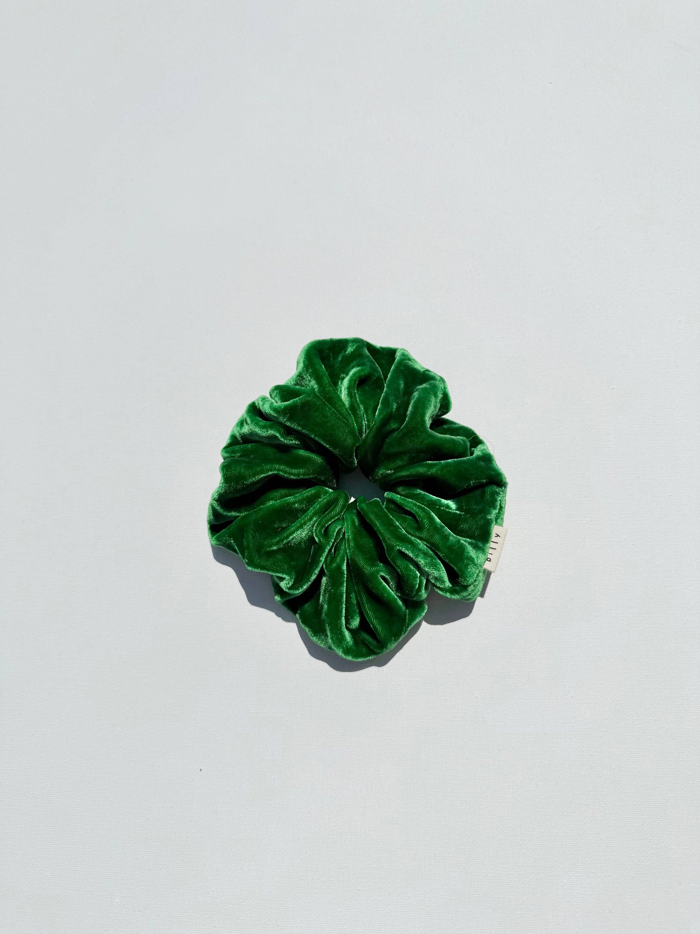 Billy Bamboo SILK VELVET SCRUNCHIES - crystal bright