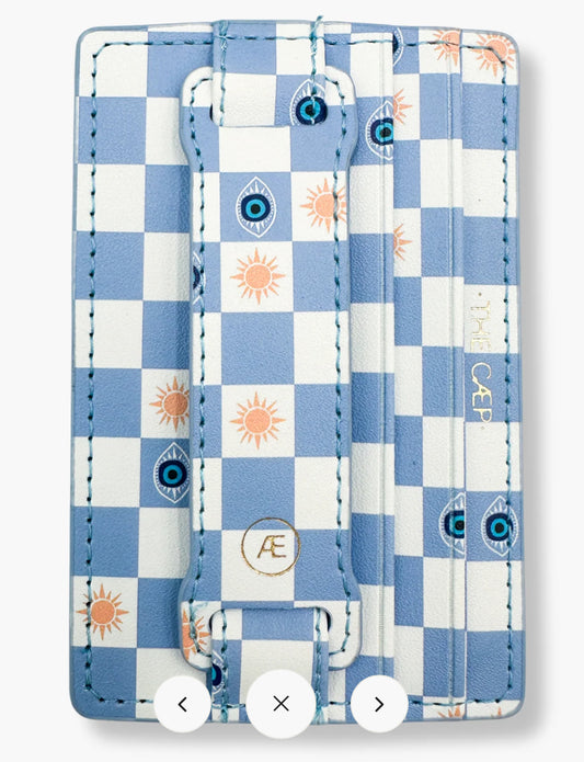 The Caep evil eye magnet hoop wallet