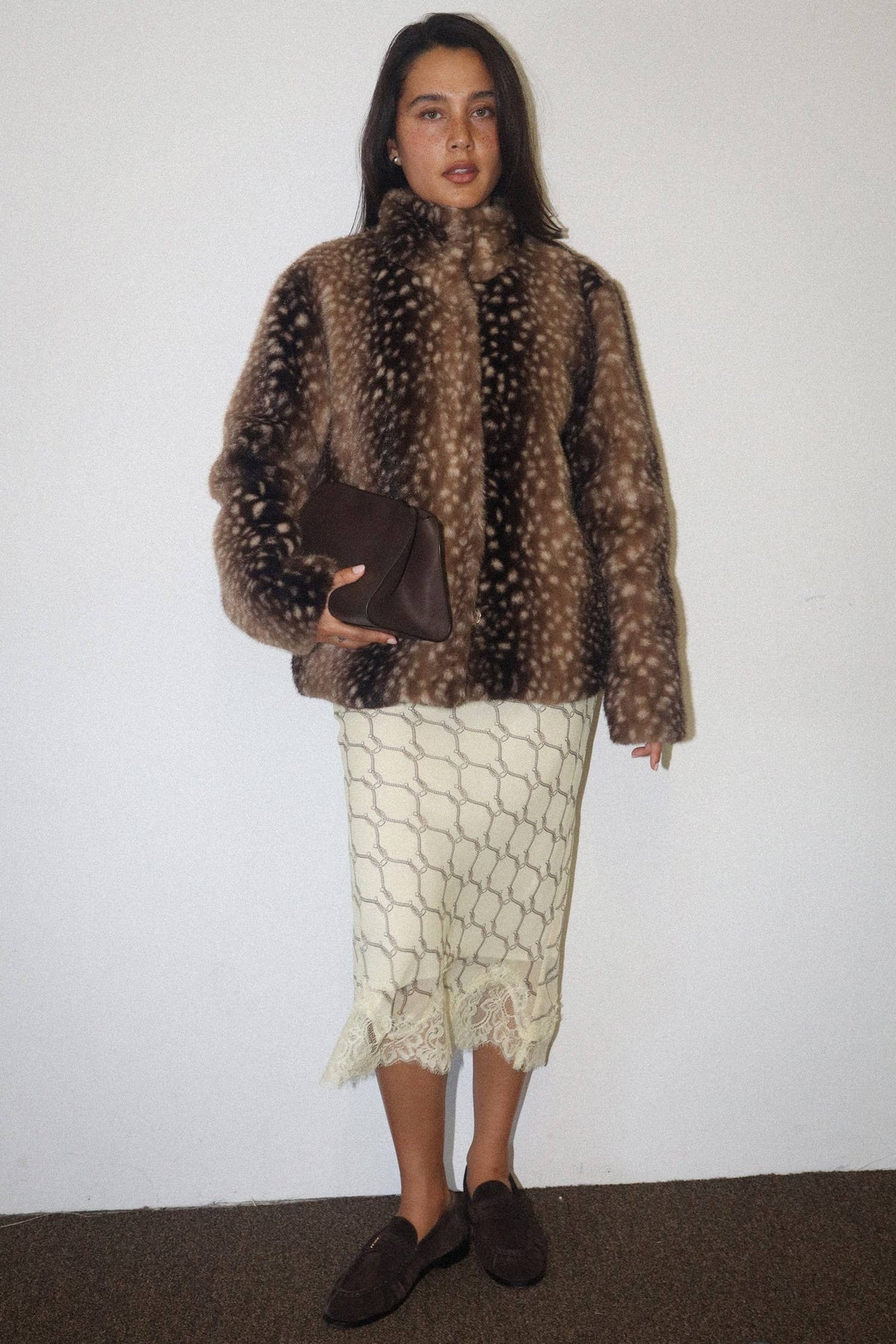 Fawn Faux Fur Jacket