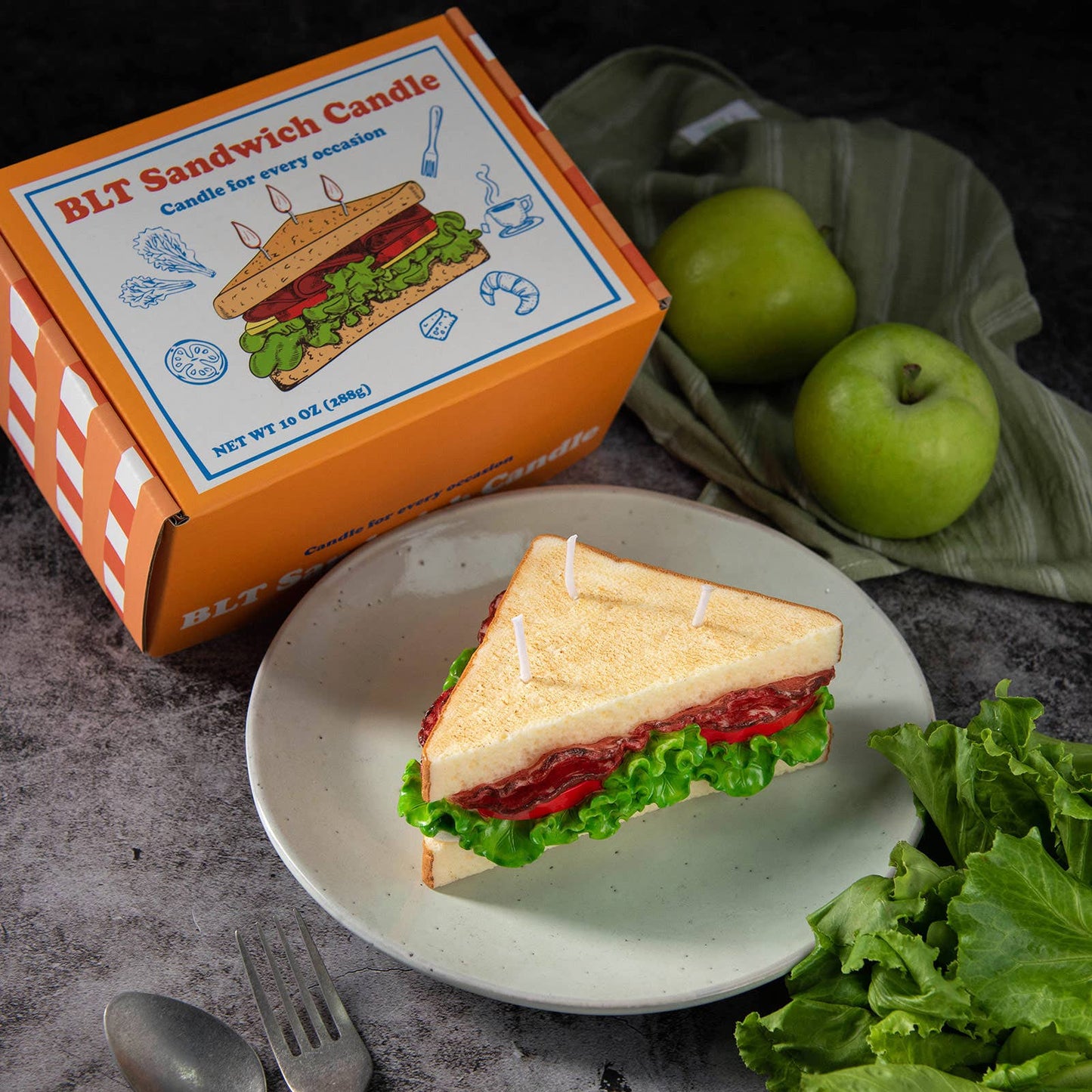 Southlake Gifts - BLT Sandwich Candle – Realistic Food Candle & Novelty Gift