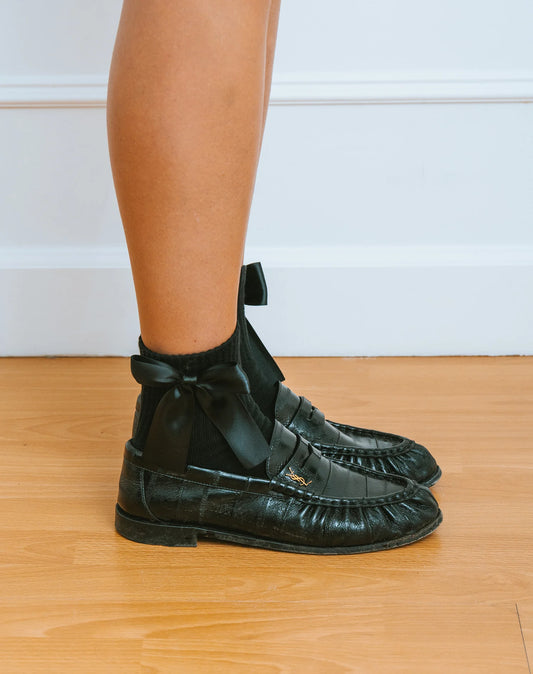 Brunette The Label Bow Socks