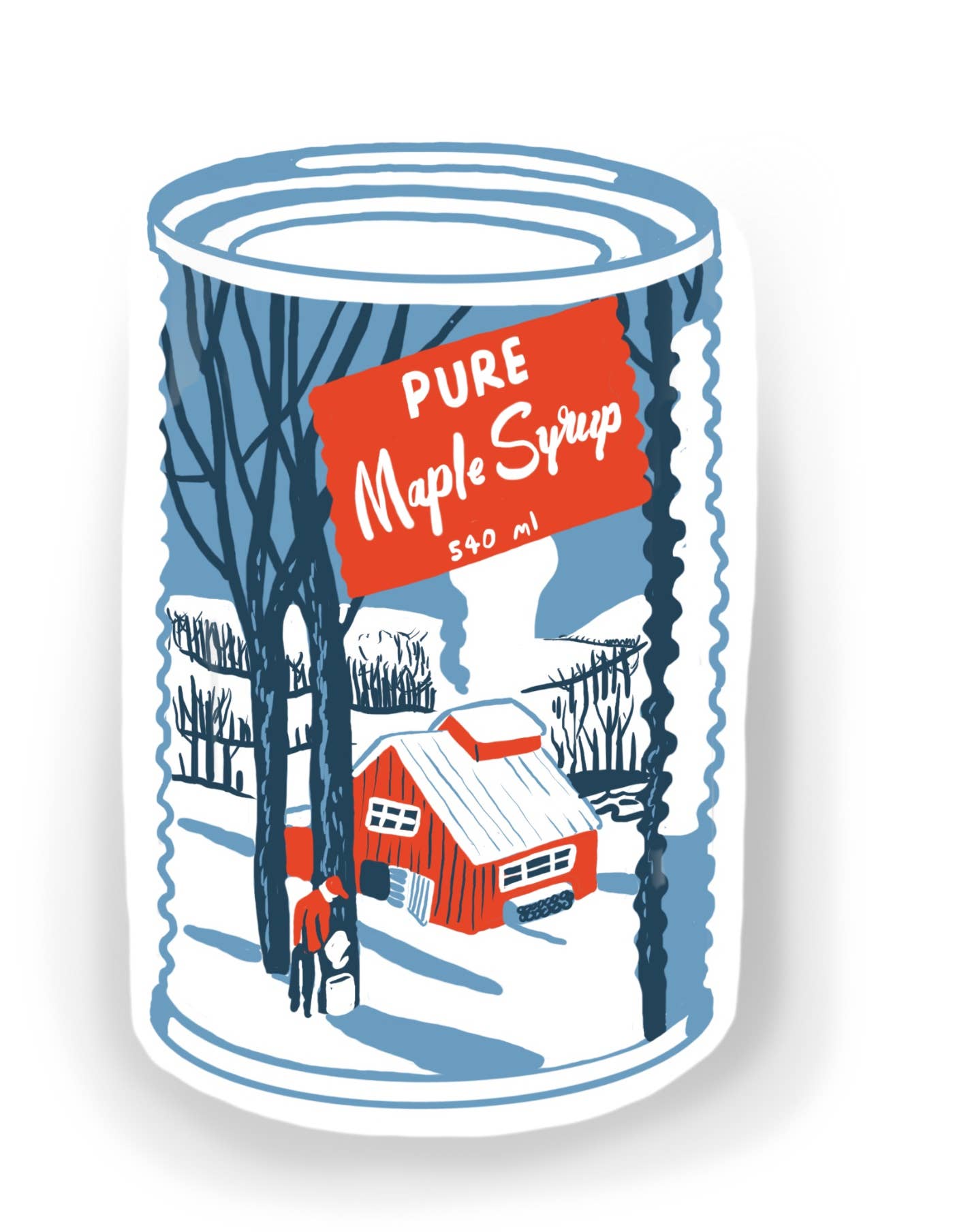 Maple Syrup Sticker