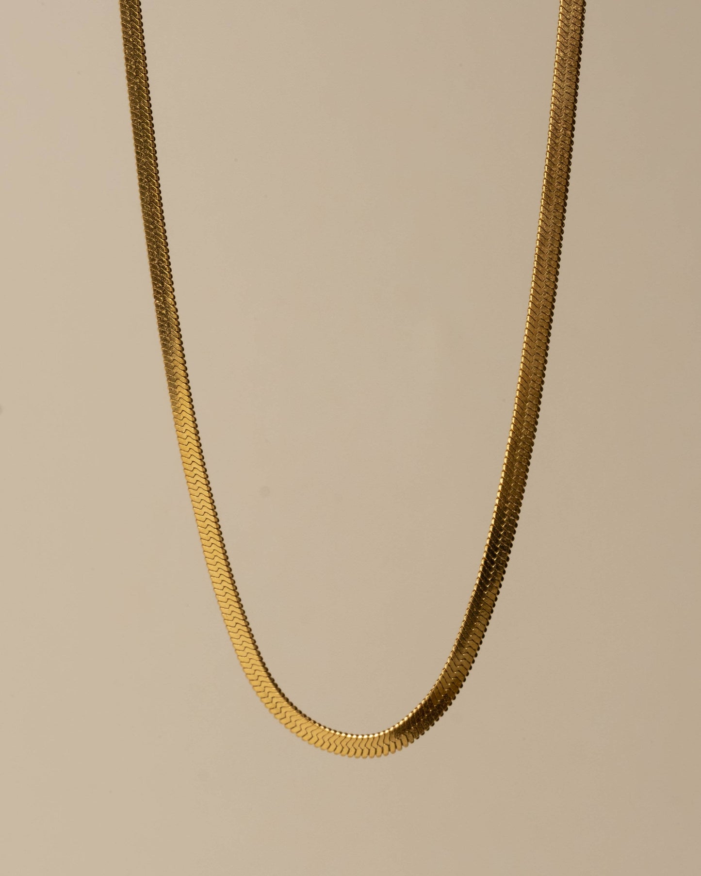 Golden Snake Chain Necklace