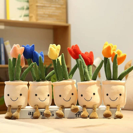 14" Tulip Plant Plush