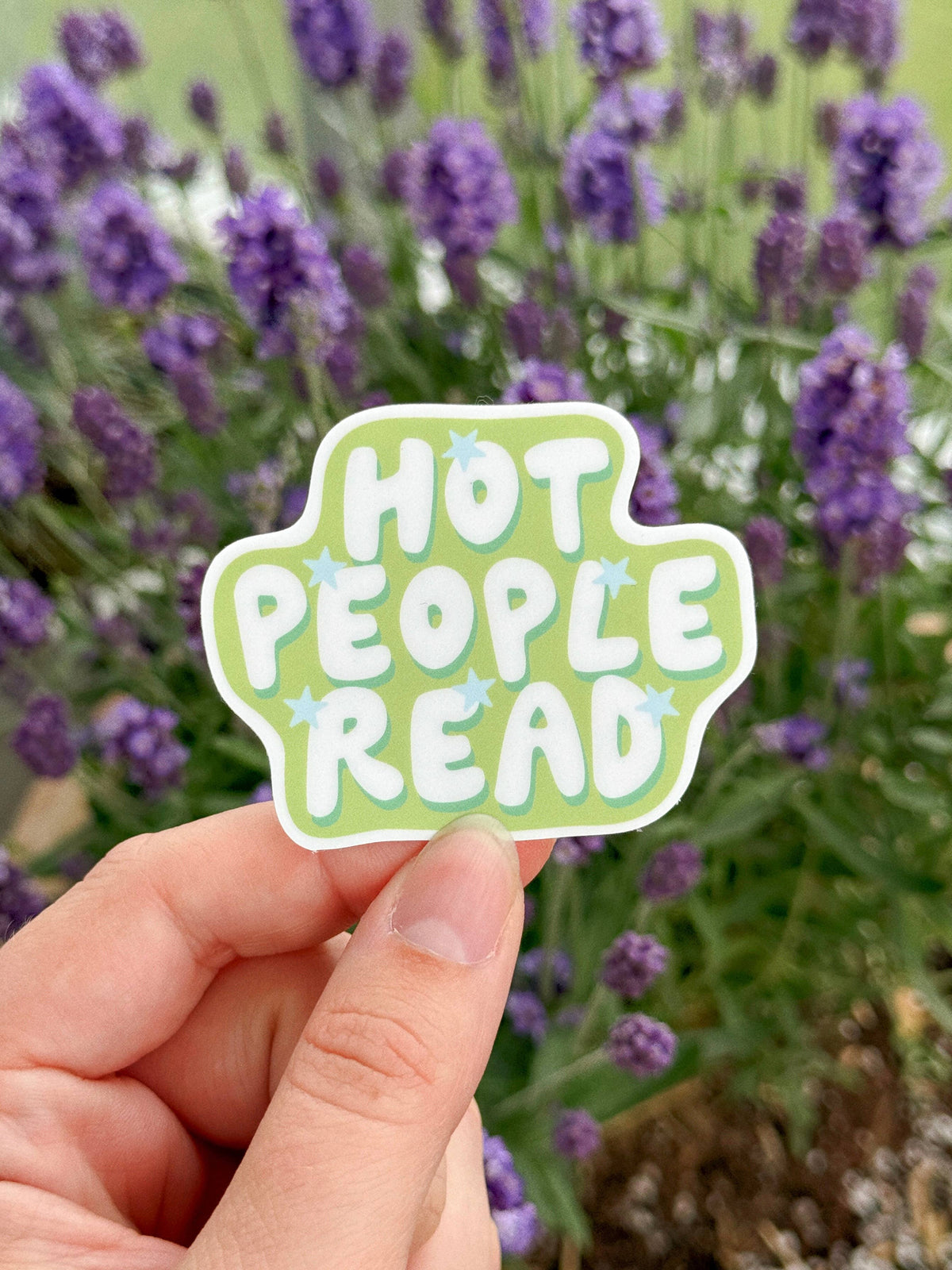 Hot People Read - Bookish Vinyl Sticker