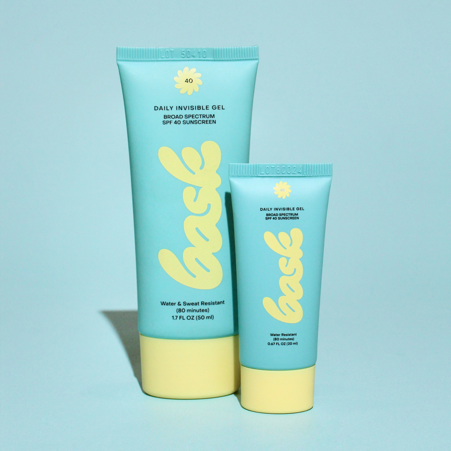 Mini Bask SPF 40 Daily Invisible Gel Face Sunscreen - .67 oz