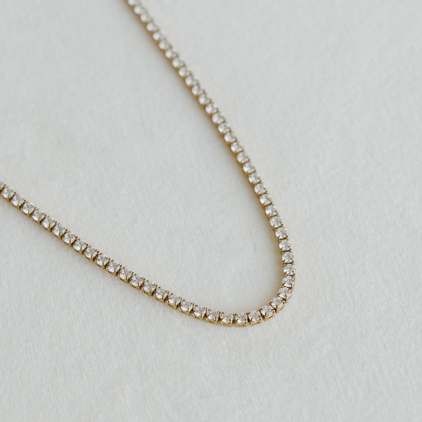 Dainty Tennis Necklace