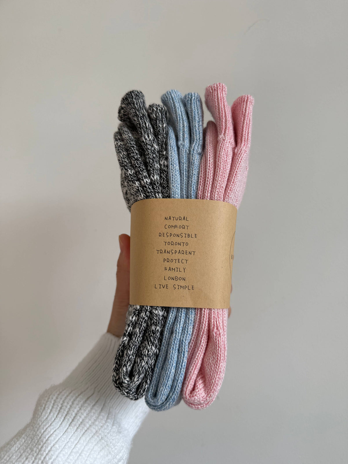 CANADA SLUB COTTON SOCKS