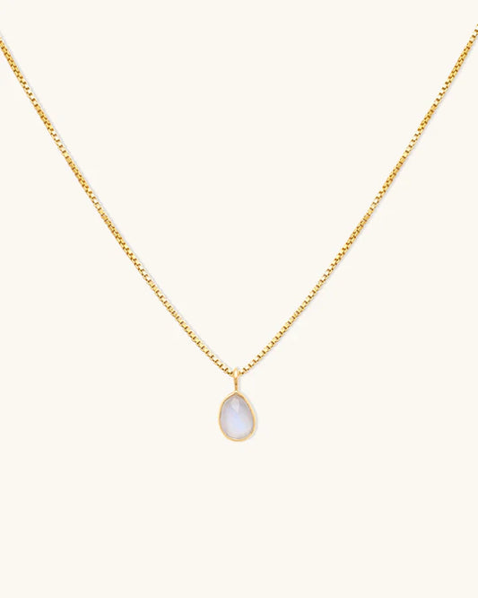Leah Alexandra - Sofia Slice Moonstone Necklace
