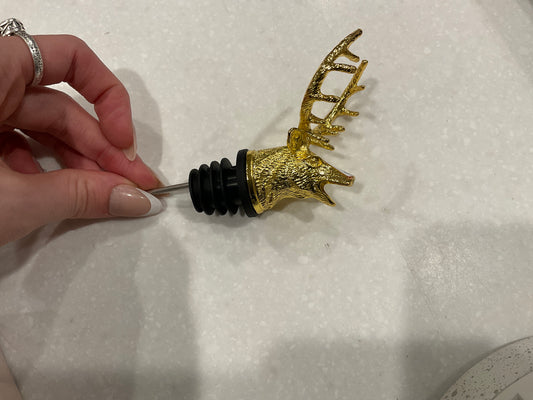 Deer Head Wine Pourer
