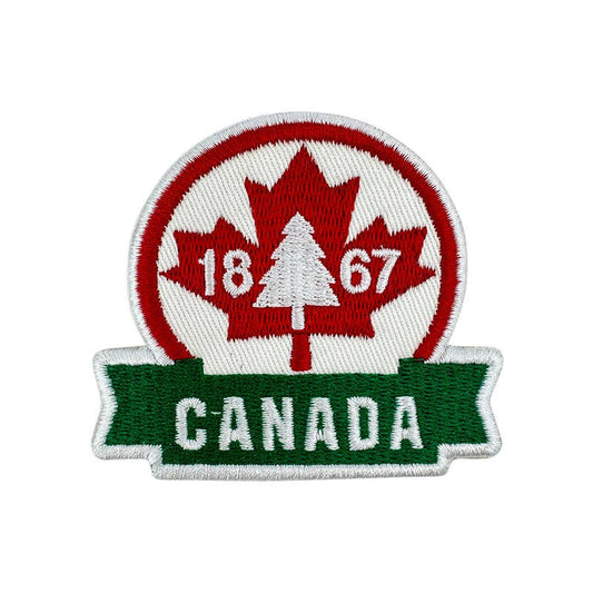 Canada iron-on embroidery patch