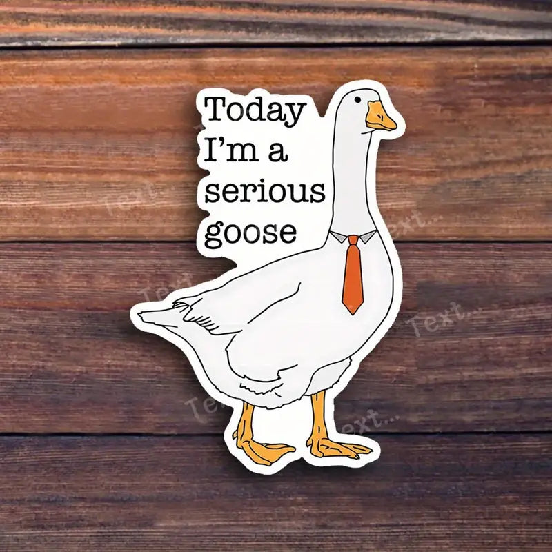 Today I’m a Serious Goose