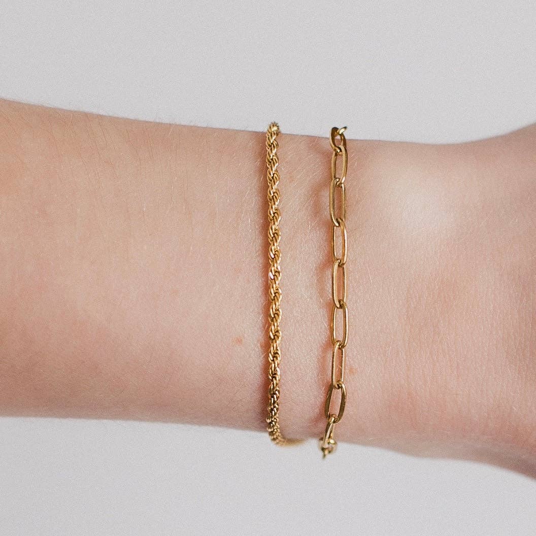 Chunky Paperclip Bracelet