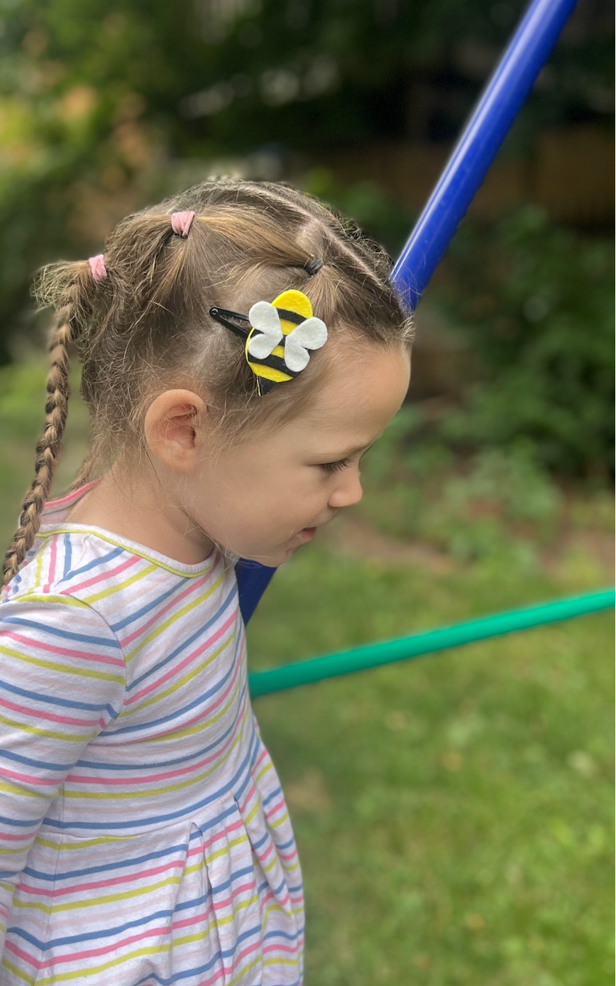 Bee Barrettes | Felt Barrettes | Hair Accessories