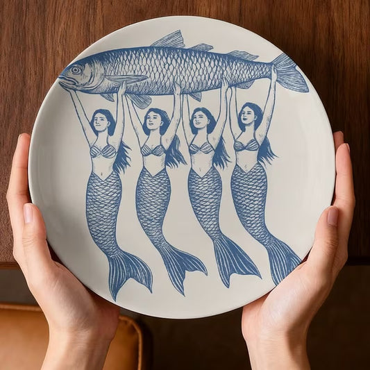 Decorative Mermaid Plate