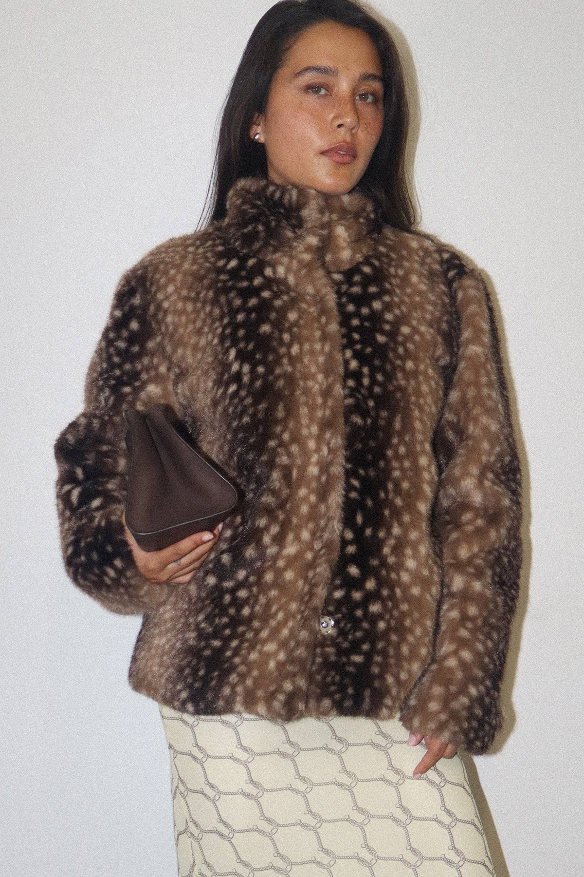 Fawn Faux Fur Jacket