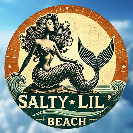 Salty Lil Beach Sign