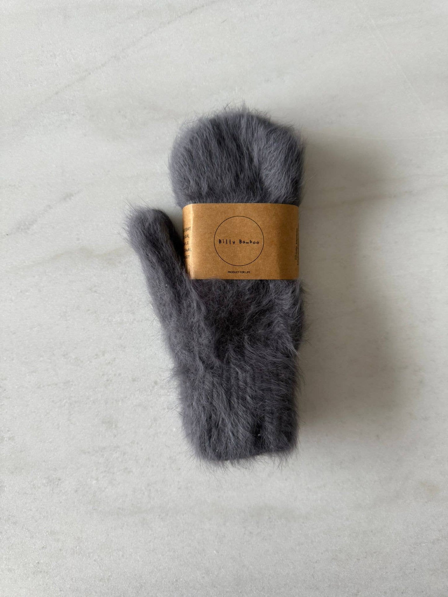 Billy Bamboo - Fluffy Angora Mittens