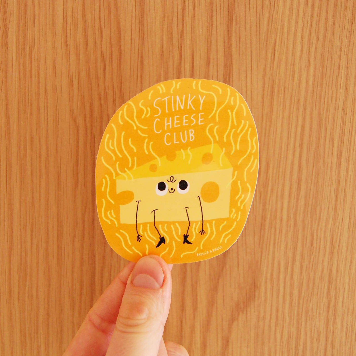 Stinky Cheese Club Sticker